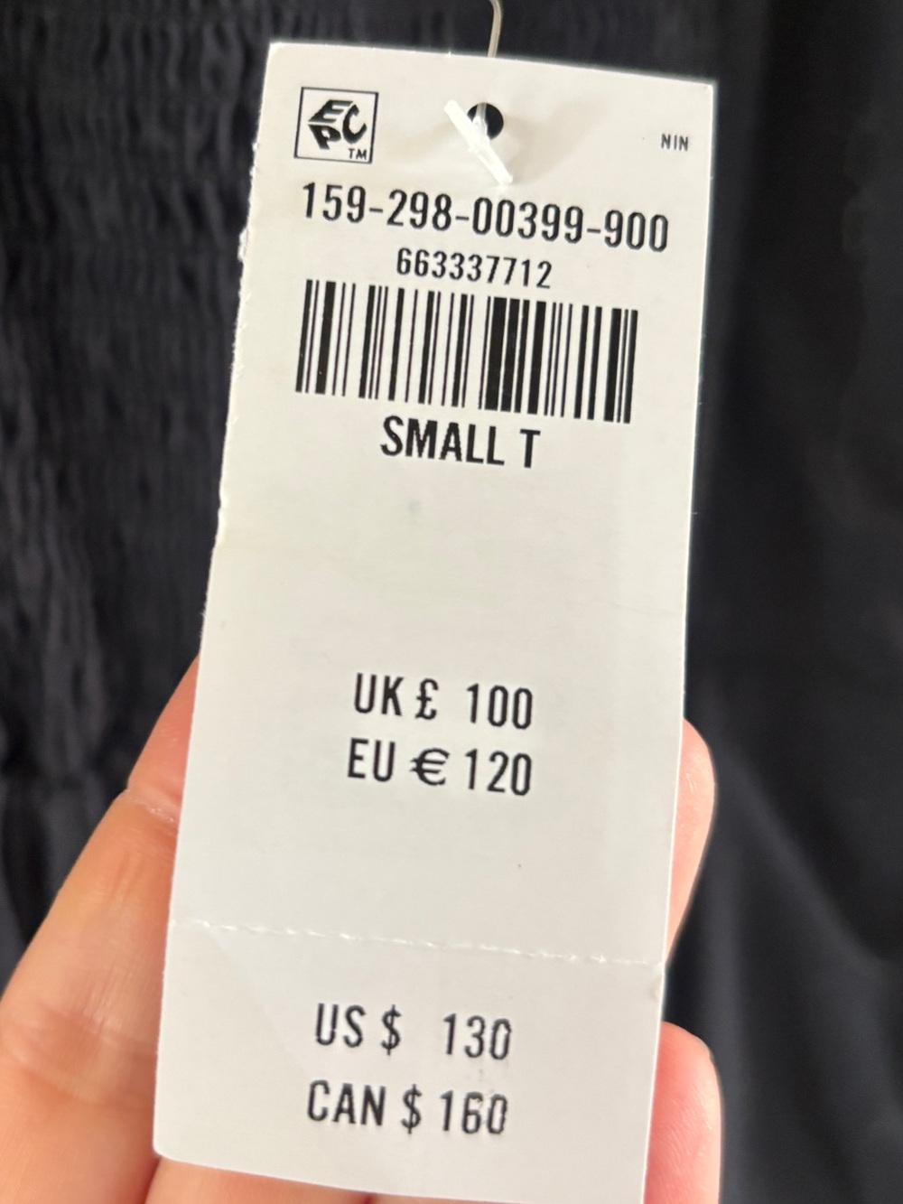 Abercrombie & Fitch Black Maxi linen Dress - Picture 3 of 3